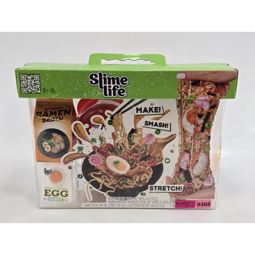Slime Life Ramen DIY Slime Kit - Unboxing Ingredients to Make, Smash, and Stretc